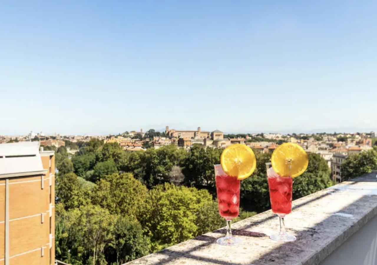 Terrace With Tiber View - Trastevere Рим Экстерьер фото